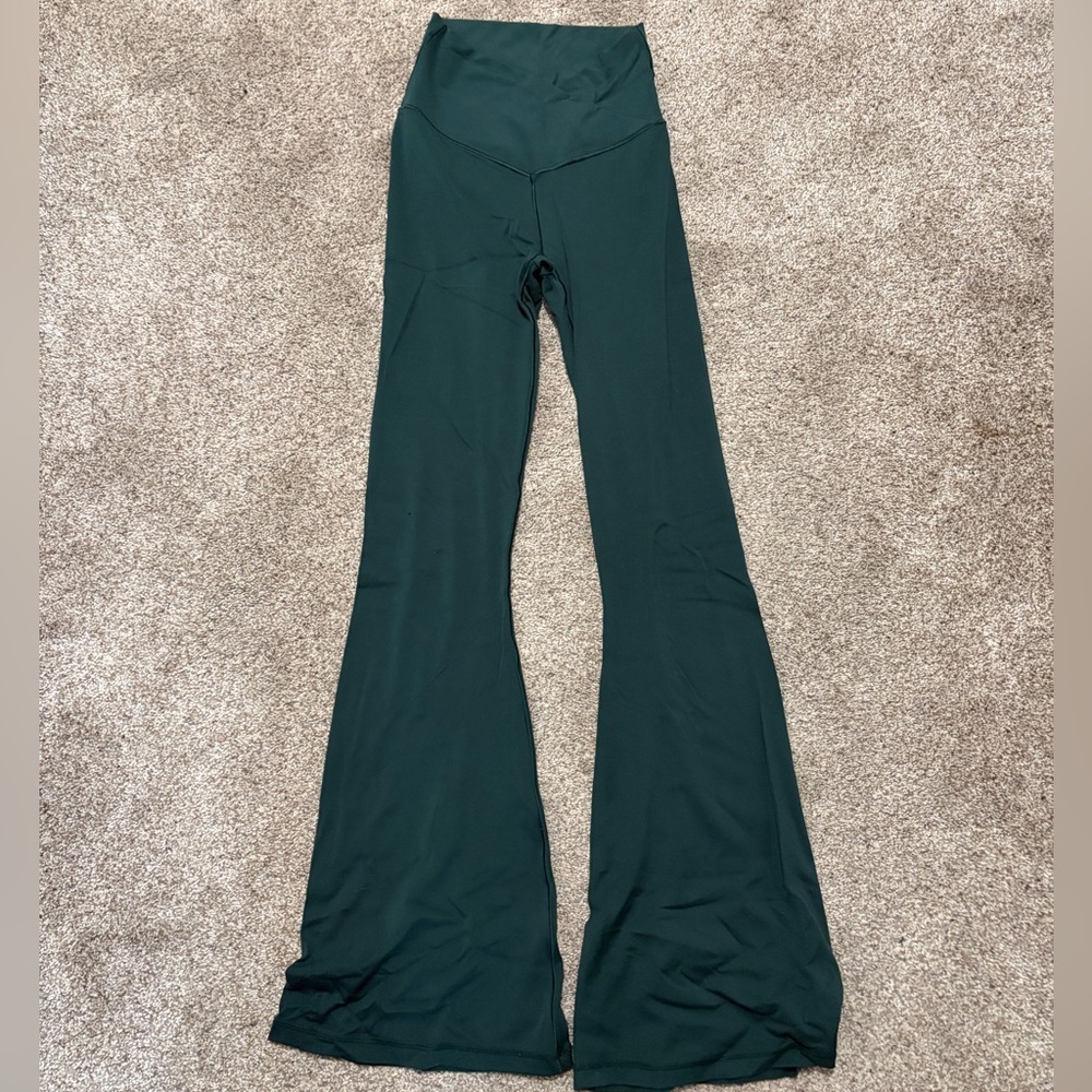 aerie Dark Green Flared Leggings